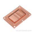 Alta conductividad térmica Zipper Fin CPU Enroler